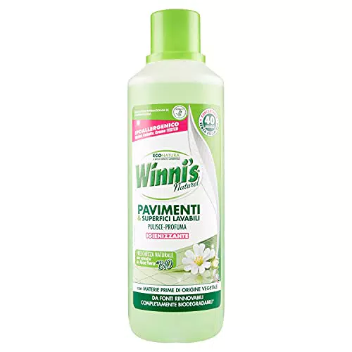Winni's Detergente Ipoallergenico per Pavimenti e Superfici Lavabili 1000ml