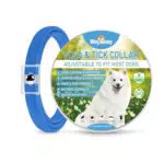 Woyamay Collare Antiparassitario per Cani Regolabile - Protezione 8 Mesi - Blu