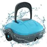 Wybot Robot Piscina Cordless Automatico per Piscine Fuori Terra e Interrate - Doppio Motore