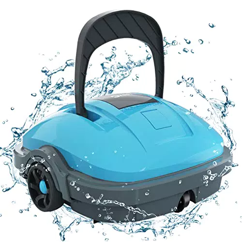 Wybot Robot Piscina Cordless Automatico per Piscine Fuori Terra e Interrate - Doppio Motore