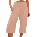 Salopette Donna Jeans Elasticizzati - Pantaloni Corti Eleganti in Cotone Estivi