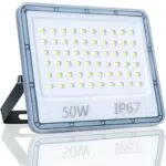 Faretto LED da Esterno YIQIBRO 50W IP67 Impermeabile - Luce Bianca Fredda per Giardino e Garage