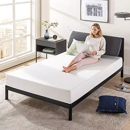 ZINUS Avery Telaio Letto Piattaforma con Testiera Regolabile