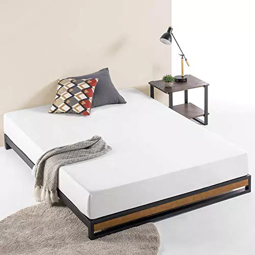 Zinus Platform Bed in Metal and Wood - 190 x 140 cm
