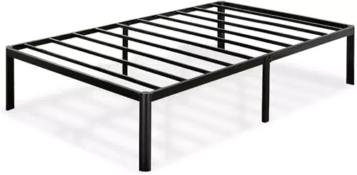 Zinus Van Letto 120x190 cm con Contenitore - Struttura a Piattaforma in Metallo
