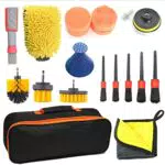 Kit Pulizia Auto per Detailing - Spazzole per Interni ed Esterni