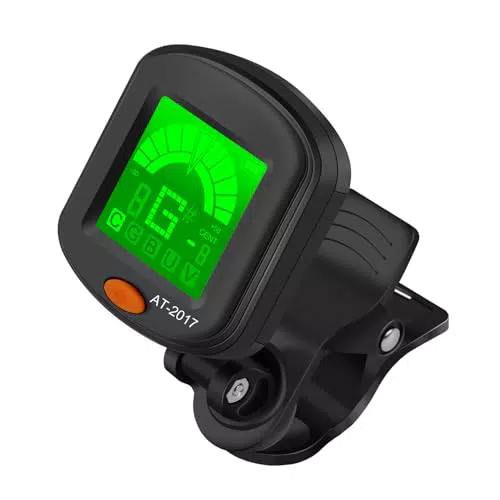 Korg Accordatore Elettronico Tuner a Clip per Chitarra, Ukulele e Violino