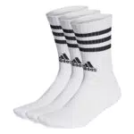 adidas 3-stripes Cushioned Crew Socks 3 Pairs, Calzini Unisex - Adulto