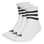 adidas 3-stripes Cushioned Sportswear Mid-cut 3 Pairs Socks Calzini
