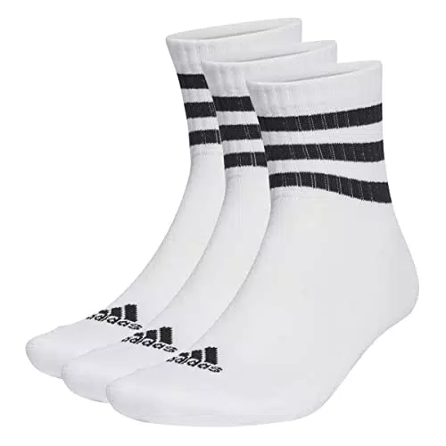 adidas 3-stripes Cushioned Sportswear Mid-cut 3 Pairs Socks Calzini