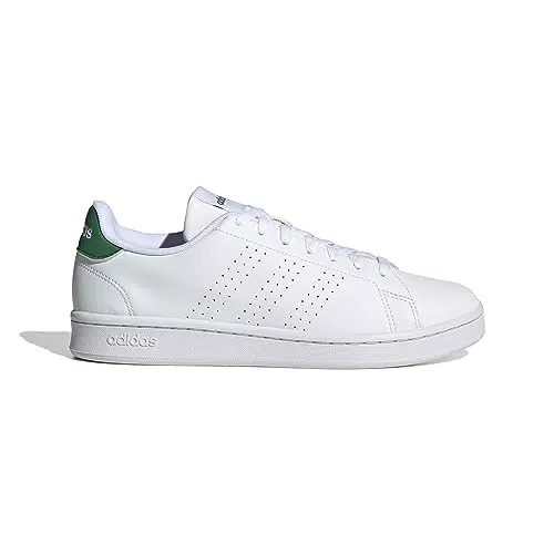 adidas Advantage Shoes, Sneaker Uomo, Ftwwht/Ftwwht/Green