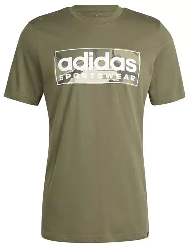 Adidas Maglietta Uomo Camo Graphic Linear