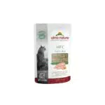 Almo Nature HFC Natural per Gatti Adulti - Cibo Umido con Filetto di Pollo e Prosciutto Freschi - Pacco da 24 Bustine