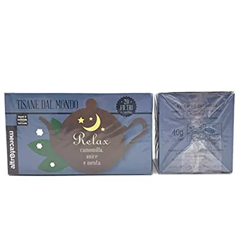 Altromercato Tisana Relax - Confezione da 6 Pezzi