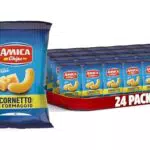 AMICA Chips - Patatine al Gusto Formaggio, Snack di Mais Cotto al Forno