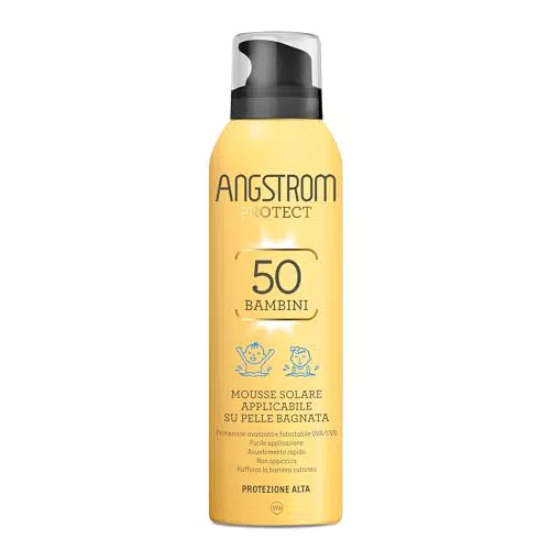 Angstrom Protect Crema Solare Mousse SPF 50 per Bambini