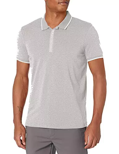 Armani Exchange Polo Jersey con Logo - Modello Zip