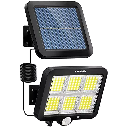 Faretti Solari a LED da Esterno con Sensore Crepuscolare e di Movimento