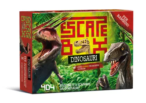 Asmodee - Escape Box: Dinosauri - Gioco in Scatola per Caccia al Tesoro