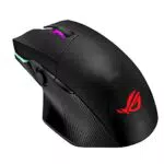 Asus ROG Chakram Mouse Gaming Ottico RGB Ergonomico con Carica Wireless e Joystick Laterale - 16000 dpi, Design Switch-Socket, Illuminazione Aura Sync