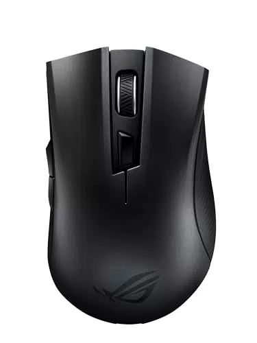 ASUS ROG Strix Carry - Mouse Gaming Ottico Wireless 2,4 GHz e Bluetooth - Sensore 7200 dpi - Design Socket Switch ROG - Nero
