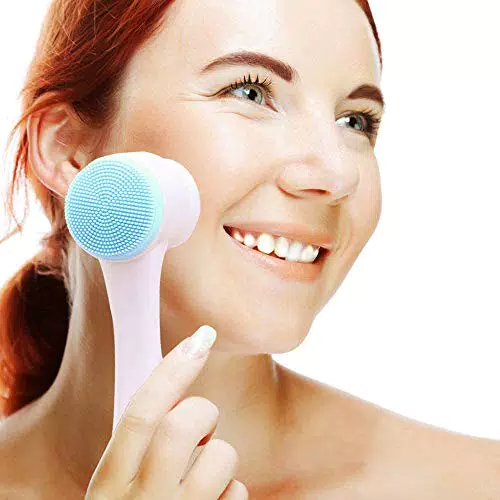 Auvstar Spazzola Pulizia Viso 3 in 1: Manuale, Esfoliante, Rimozione Comedoni