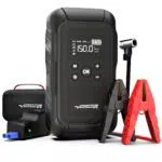 NOME BRAND Avviatore Emergenza Auto 5000A con Compressore 150PSI e Torcia LED