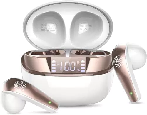 Cuffie Bluetooth Besnoow con Bassi Immersive e Microfono Incorporato