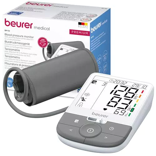 Beurer BM 53 Misuratore di Pressione da Braccio con Calcolo Automatico della Pressione Sanguigna e del Polso