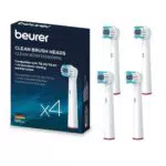 Testine Clean Beurer compatibili con spazzolini rotanti TB 30 / TB 50