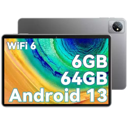 Blackview Tab 30 Tablet 10" WiFi 6, Android 13, 6GB RAM, 64GB ROM, Bluetooth 5.0