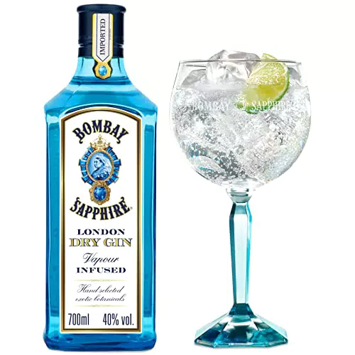 Bombay Sapphire Confezione Regalo con Gin London Dry e Bicchiere Balloon