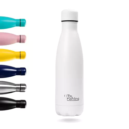 Otto Koning Borraccia Termica in Acciaio Inox da 500ml - Isolata e Senza BPA