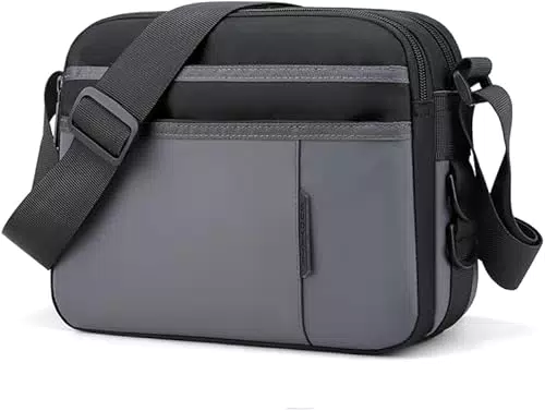 Borsello Uomo Parnerme Tracolla Grande Capacità Multitasche Casual Commerciale Viaggio Lavoro