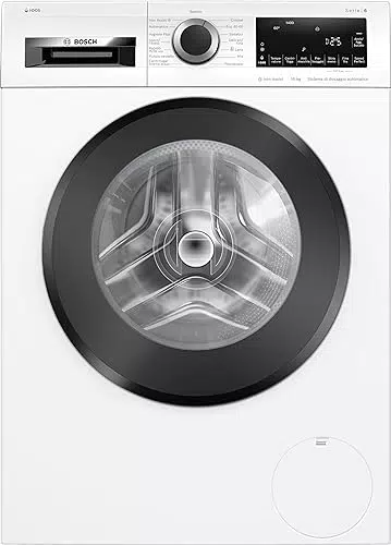 Lavatrice Bosch Serie 6 a Carica Frontale con Dosaggio Automatico i-DOS