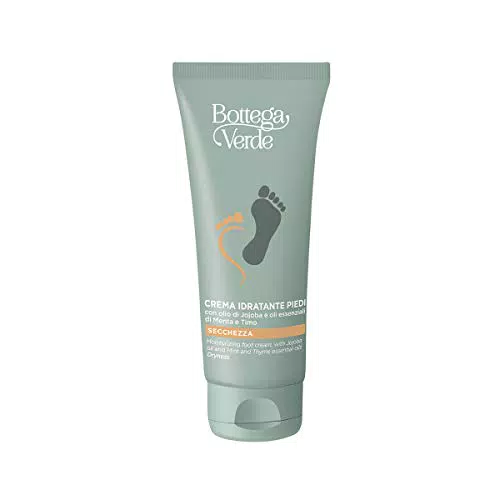 Bottega Verde Crema Idratante per Piedi con Olio di Jojoba e Oli Essenziali