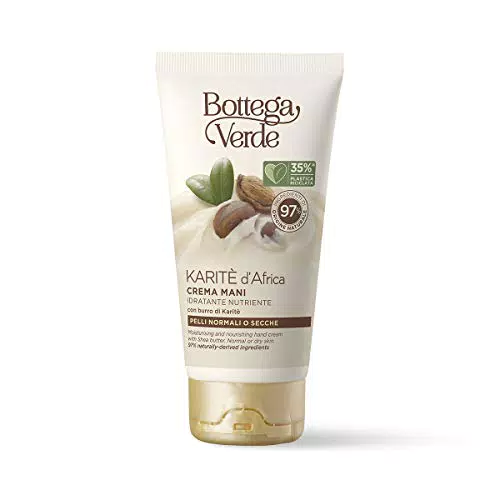 Bottega Verde Crema Mani Idratante Nutriente con Burro di Karité per Pelli Secche