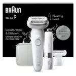 Braun Silk-épil 9 Depilatore Donna con Testina Flessibile - Wet & Dry