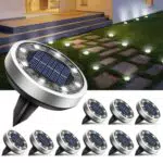 BTFarm Faretti Solari da Giardino IP65 Impermeabili per Esterni e Paesaggio