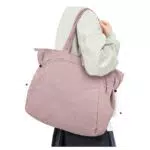 Borsa Shopper CADOLIM Donna per Università e Palestra con Grande Capacità - Rosa