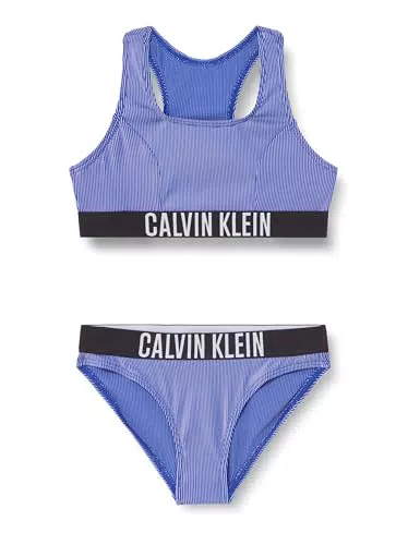 Calvin Klein Bralette Bikini Set per Bambine e Ragazze