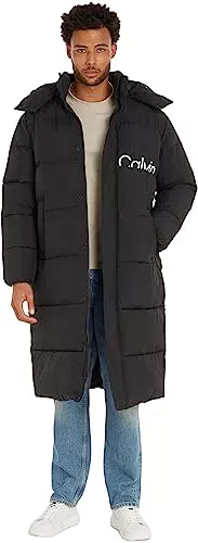 Calvin Klein Jeans Cappotto Uomo Essentials Non Down Long Parka Invernale