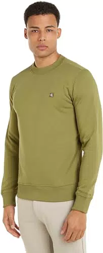 Calvin Klein Jeans Felpa Uomo Badge Crew Neck