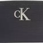 Calvin Klein Jeans Portafogli Minimal Monogram Zip Around per Bambine e Ragazze