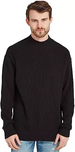 Calvin Klein Jeans Pullover Uomo Blown Up Mock Pullover in Maglia.