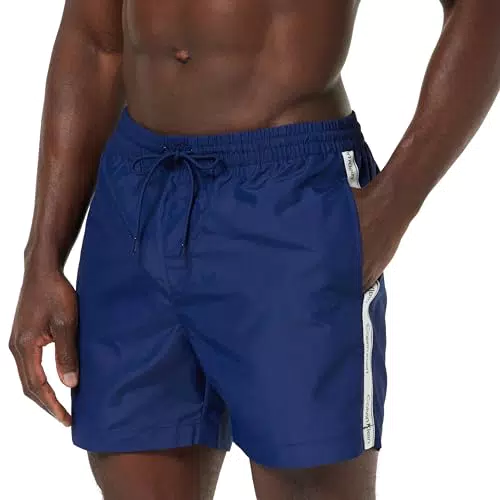 Calvin Klein Pantaloncino da Bagno Uomo con Coulisse, Lunghezza Media