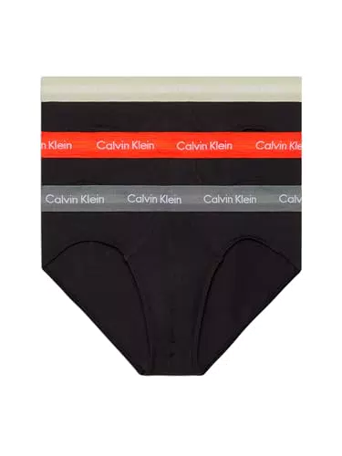Calvin Klein Slip Hipster Uomo Cotone Elasticizzato
