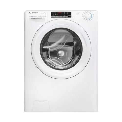 Lavatrice Candy Smart Pro Inverter CO4474TWM6/1-S a Carica Frontale, Classe A-10%, 1400 giri - Bianco