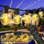 Catena Luminosa da Esterno con 46+2 Led Dimmerabile - Telecomando Incluso