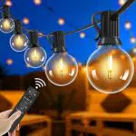 G40 Catena Luminosa Esterno con Telecomando e Funzione Dimmerabile per Giardino